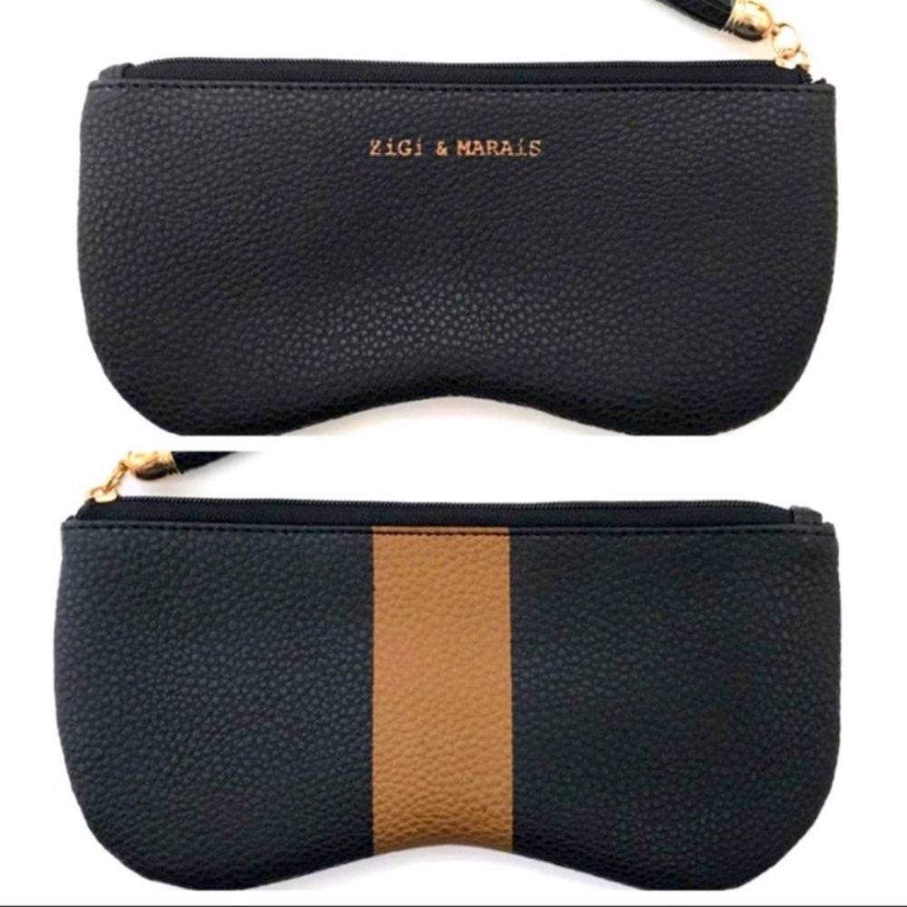 Zigi & Marais Colorblock Pocket Pouch with Stripe